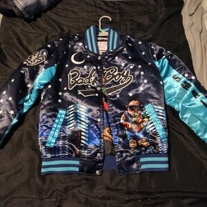 Biggie Smalls Bad Boy Records Headgear Classics Men's 90s Satin PUFFY Jacket